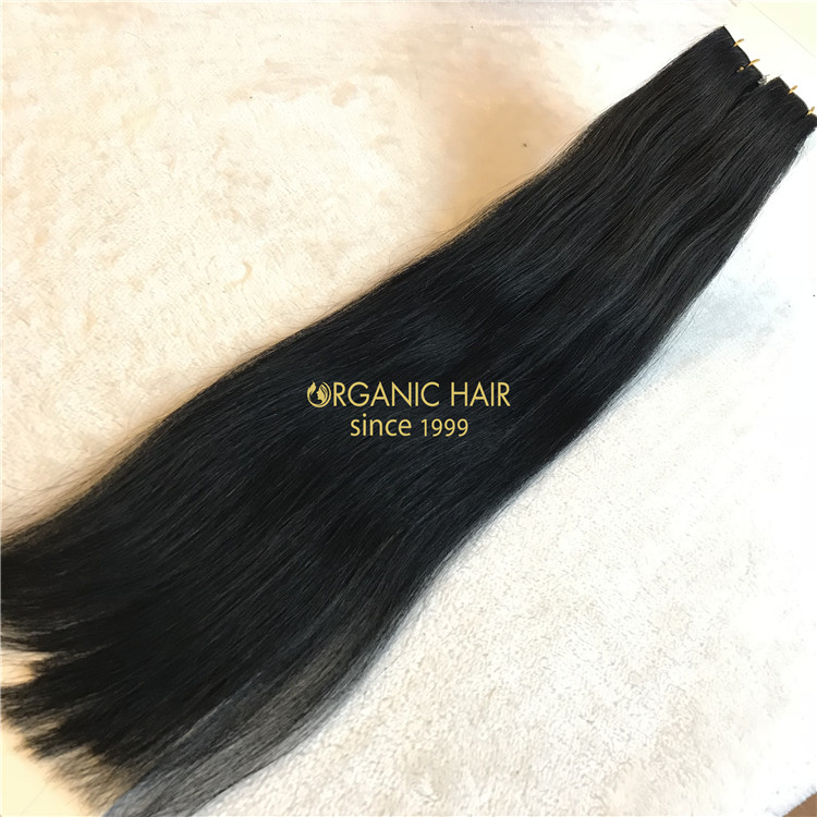 Invisible tape in hair extensions for skin #1B color X93